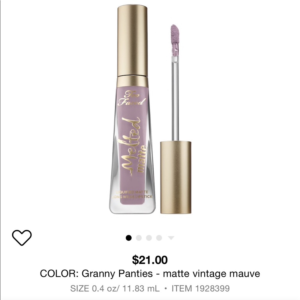 Too Faced Melted Matte